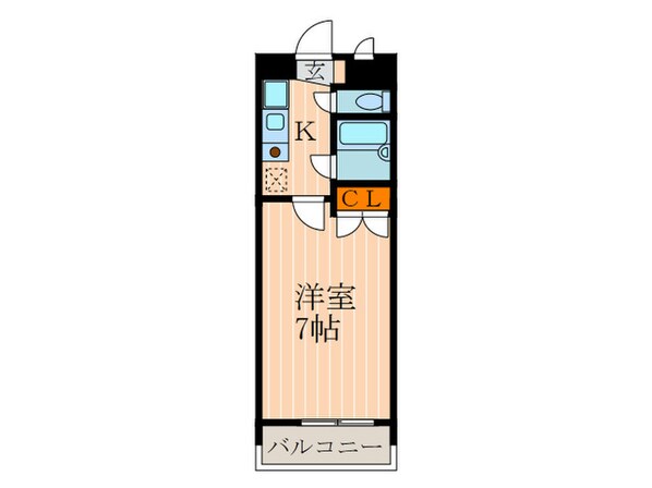 早川マンションの物件間取画像